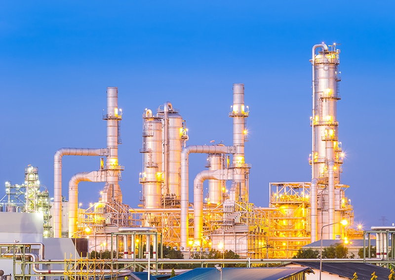 Oil refinery